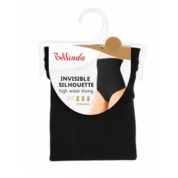 INVISIBLE SILHOUETTE HIGH WAIST THONG - black - Master