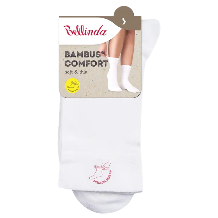 BAMBUS LADIES COMFORT SOCKS - alb - Master