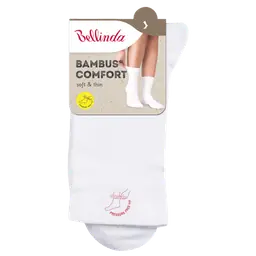 BAMBUS LADIES COMFORT SOCKS - alb - Master