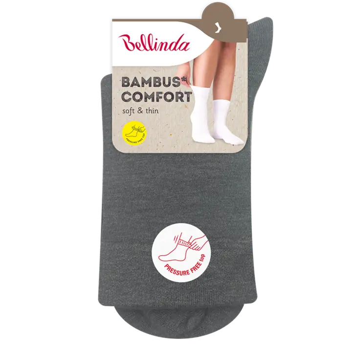 BAMBUS LADIES COMFORT SOCKS 5x - gri - Master