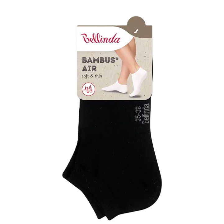 BAMBUS AIR LADIES IN-SHOE SOCKS - negru - Master