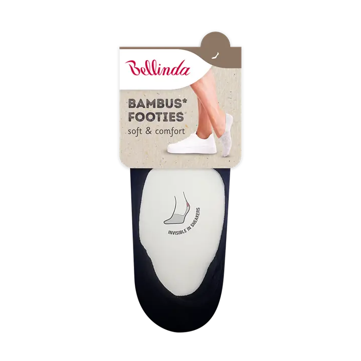 BAMBUS FOOTIES SOCKS - negru - Master