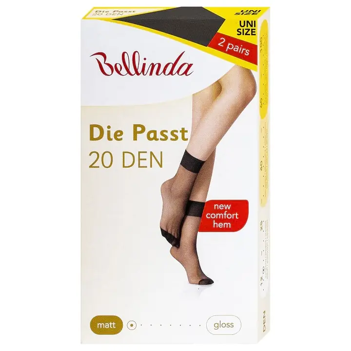 DIE PASST SOCKS 20 DEN 5x - black - Master
