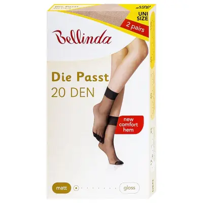 DIE PASST SOCKS 20 DEN 5x - almond secondary image