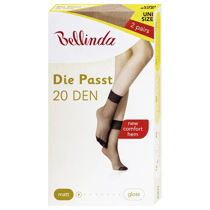 DIE PASST SOCKS 20 DEN 5x - amber - Master