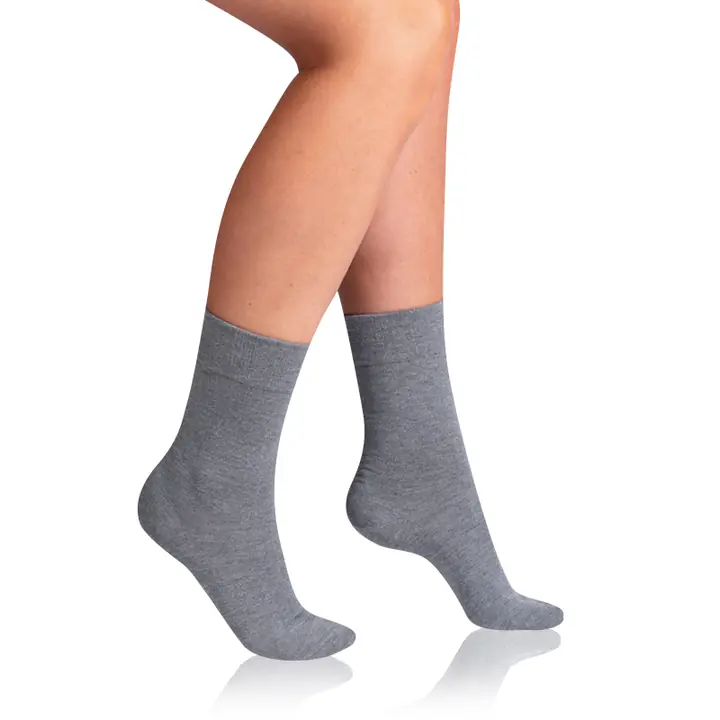 BAMBUS LADIES COMFORT SOCKS 5x - grey - Master