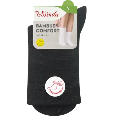 BAMBUS LADIES COMFORT SOCKS 5x - albastru inchis imagine secundară