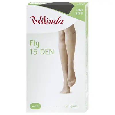 FLY KNEE HIGHS 15 DEN 10x - black secondary image