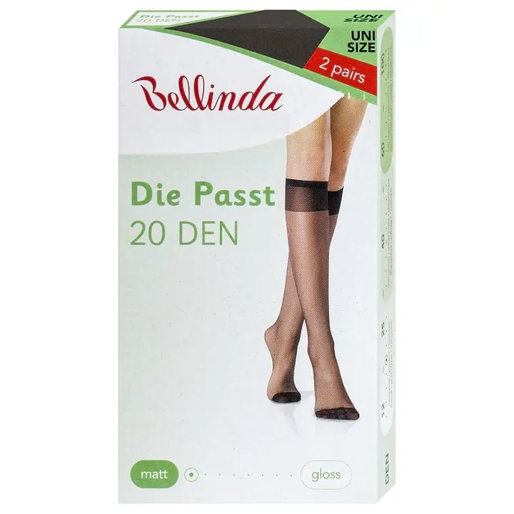 DIE PASST KNEE-HIGHS 20 DEN 5x - black - Master