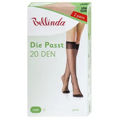 DIE PASST KNEE-HIGHS 20 DEN 5x - almond secondary image