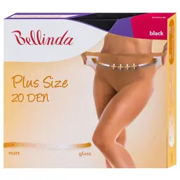 PLUS SIZE 20 DEN 5x - black - Master
