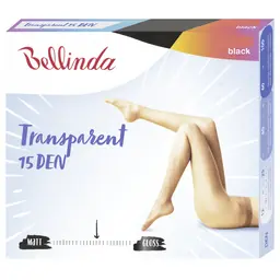 TRANSPARENT 15 DEN 5x - black - Master