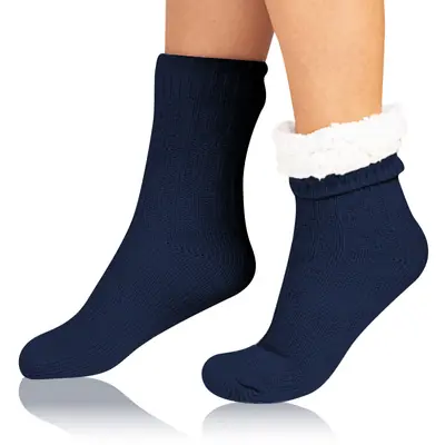 EXTRA WARM SOCKS - navy primary image
