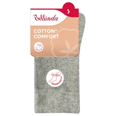 COTTON COMFORT SOCKS - grey melange secondary image