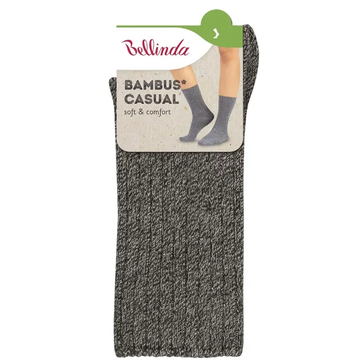 BAMBUS CASUAL SOCKS - grey melange - Master