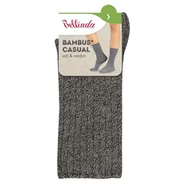 BAMBUS CASUAL SOCKS - grey melange - Master