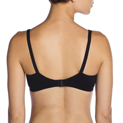 COTTON BRA - black secondary image