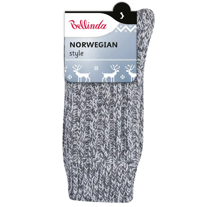 NORWEGIAN STYLE SOCKS - grey - Master