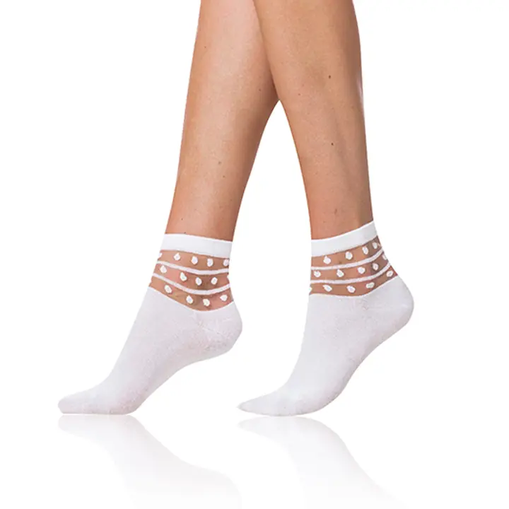 TRENDY COTTON SOCKS - white - Master