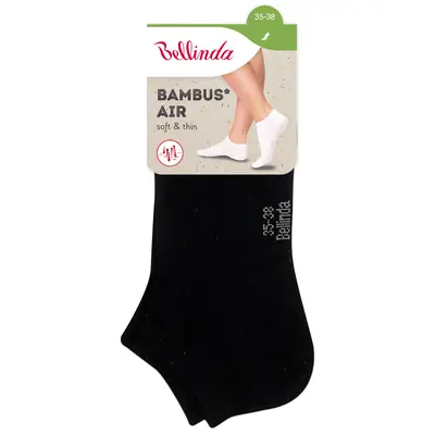 BAMBUS AIR LADIES IN-SHOE SOCKS - fekete secondary image