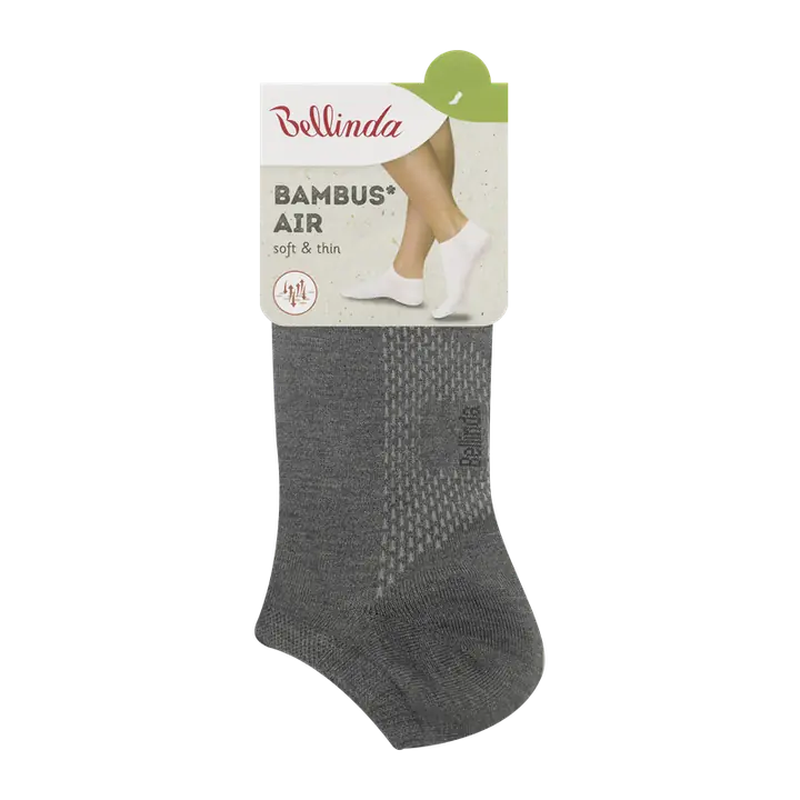 BAMBUS AIR LADIES IN-SHOE SOCKS - grey - Master