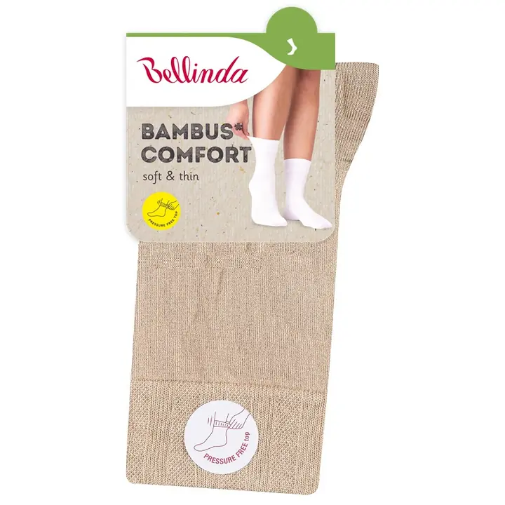 BAMBUS LADIES COMFORT SOCKS - beige - Master