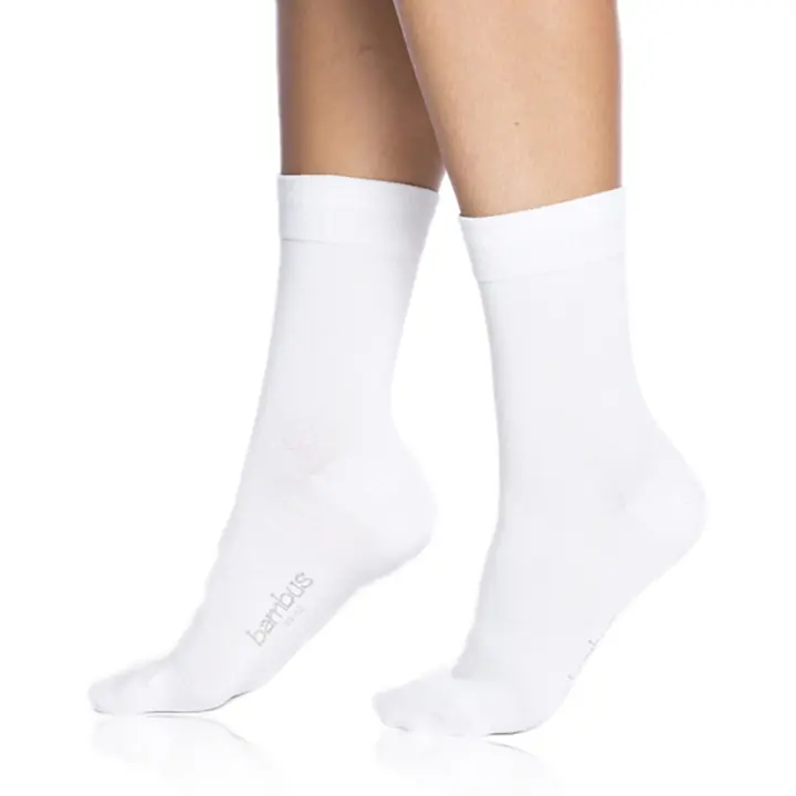 BAMBUS LADIES COMFORT SOCKS - white - Master