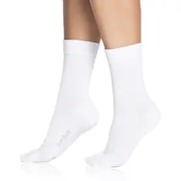 BAMBUS LADIES COMFORT SOCKS - white - Master