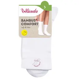 BAMBUS LADIES COMFORT SOCKS - white - Master