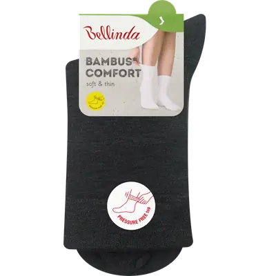 BAMBUS LADIES COMFORT SOCKS - albastru inchis imagine secundară