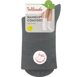 BAMBUS LADIES COMFORT SOCKS - grey - Master