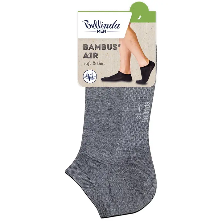 BAMBUS AIR IN-SHOE SOCKS - grey - Master