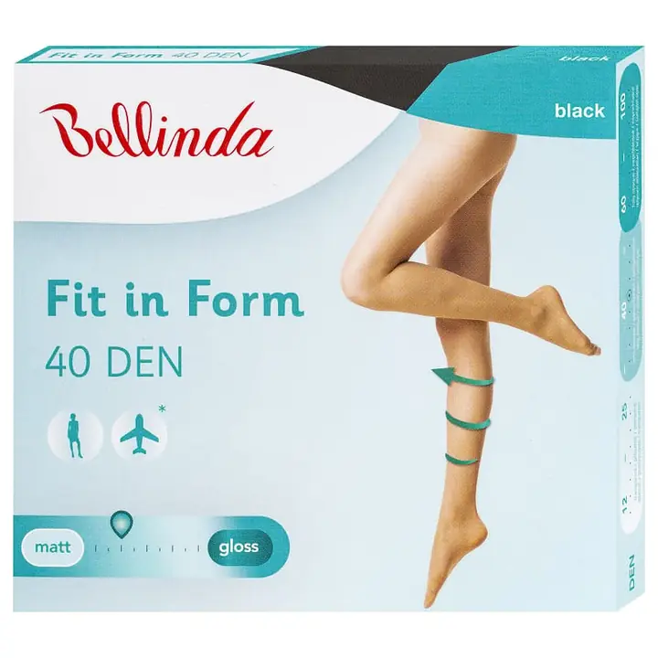 FIT IN FORM 40 DEN - black - Master