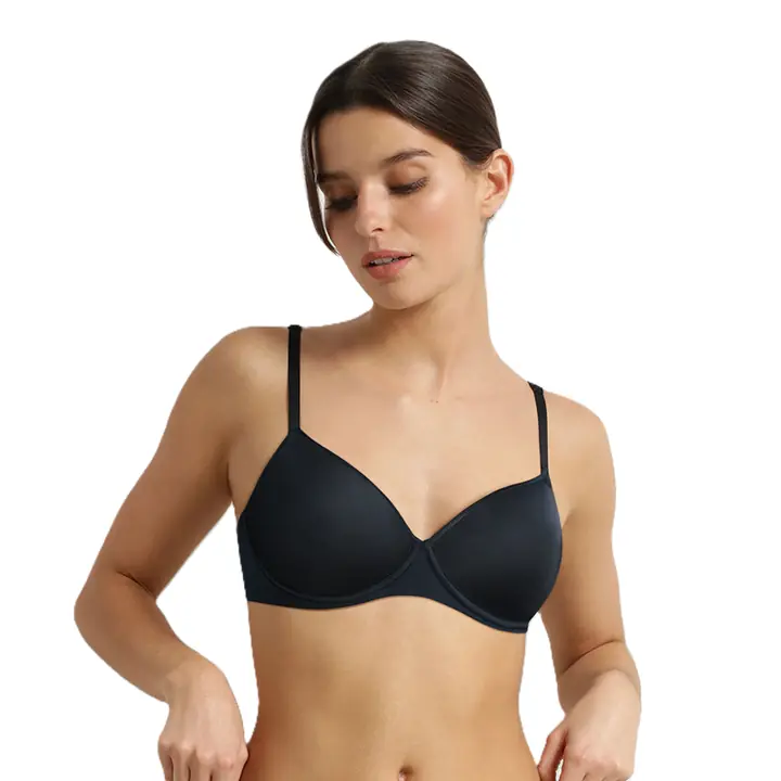 DIM INVISIBLE WIRELESS PADDED BRA - black - Master