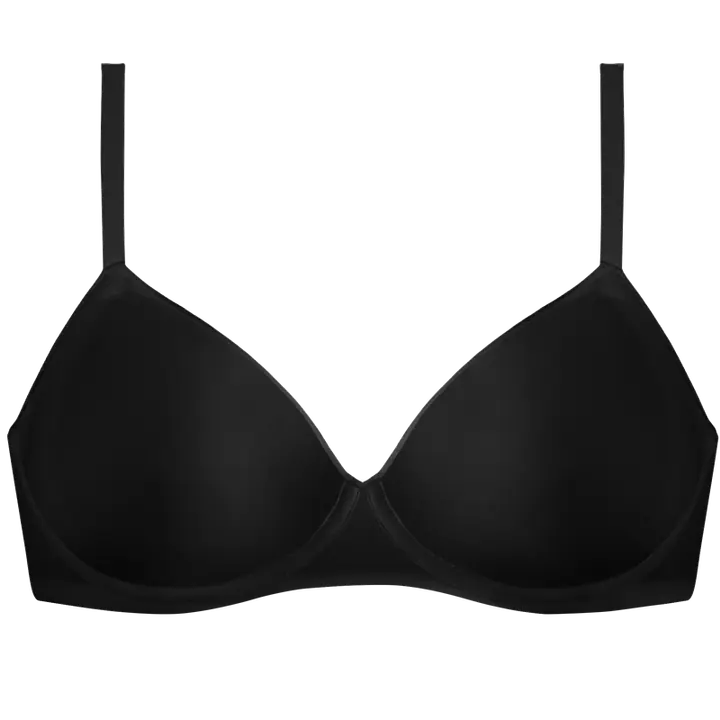 DIM INVISIBLE WIRELESS PADDED BRA - black - Master