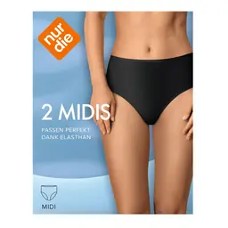 NUR DIE COTTON MIDISLIP 2x - black - Master