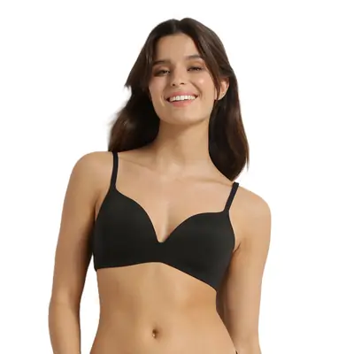 DIM INVISIBLE WIRELESS PADDED BRA - negru imagine principală