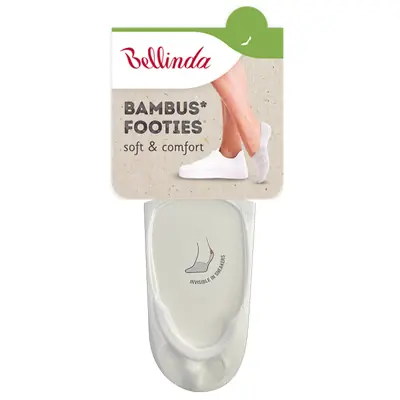 BAMBUS FOOTIES SOCKS - white secondary image