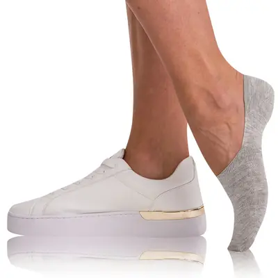BAMBUS FOOTIES SOCKS - grey primary image