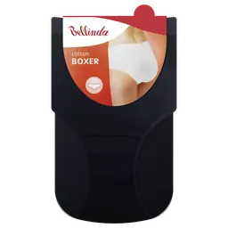 LADIES COTTON BOXER - black - Master