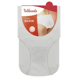 LADIES COTTON BOXER - white - Master