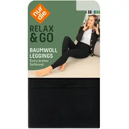 NUR DIE BAUMWOLL LEGGINGS - black - Master