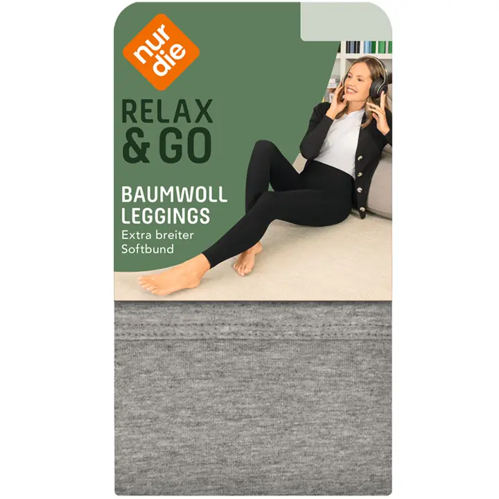 NUR DIE BAUMWOLL LEGGINGS - grey - Master