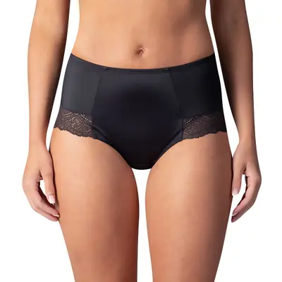FLAT TUMMY LACE MIDISLIP - black primary image