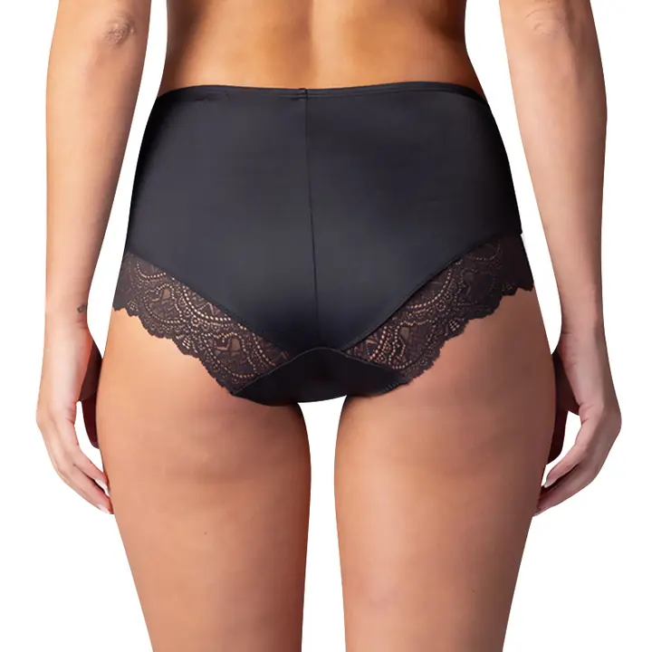 FLAT TUMMY LACE MIDISLIP - black - Master
