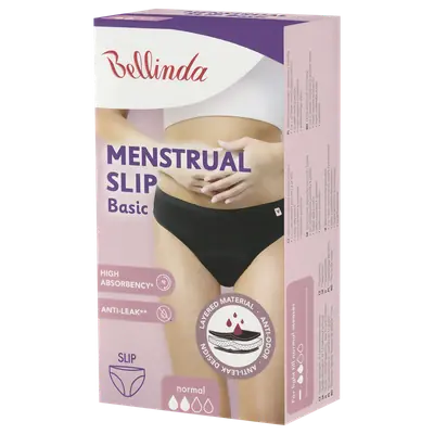 BASIC MENSTRUAL SLIP NORMAL - black secondary image