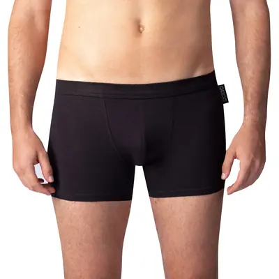 LIGHT COTTON BOXER - black primary image