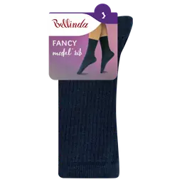 FANCY RIB MODAL SOCKS - blue - Master