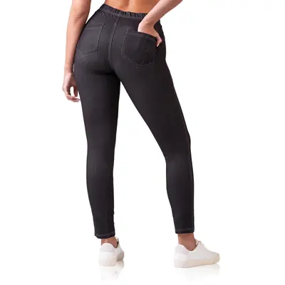 RELAX & GO JEANS TREGGINGS - fekete secondary image