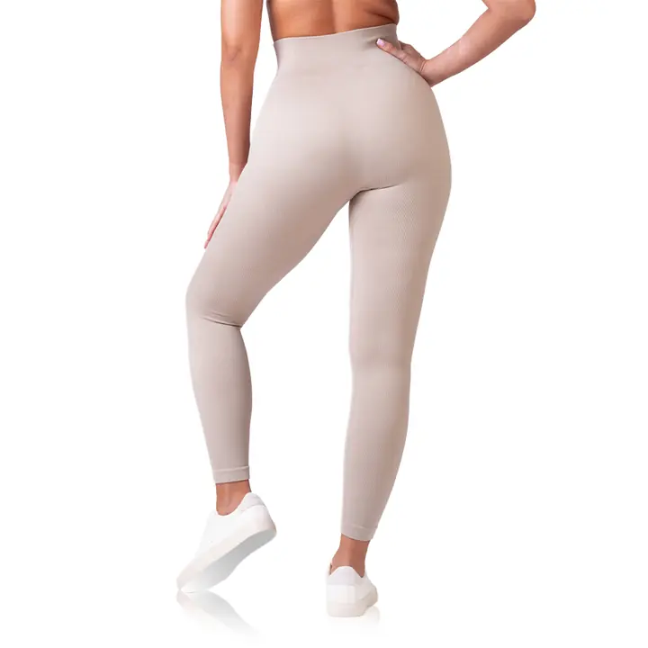 RELAX & GO RIB OPTIC LEGGINGS - taupe - Master